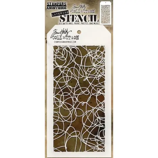 Stampers Anonymous Tim Holtz&reg; Doodle Layered Stencil {1}