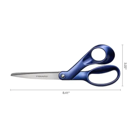 Fiskars&reg; Explore 8" Blue Expanse Metallic Scissors {5}