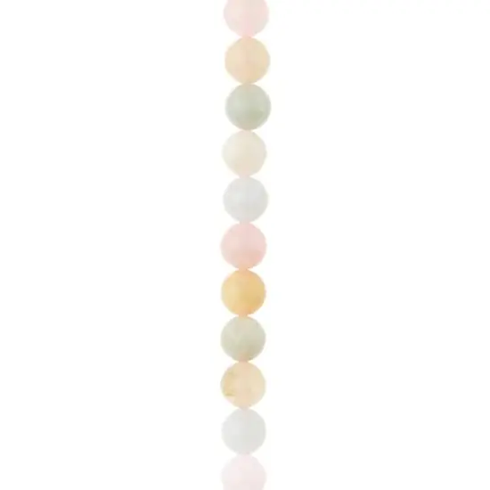 Multicolor Morganite Round Beads, 6mm by Bead Landing&trade; {1}
