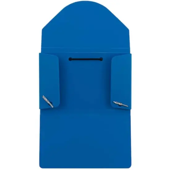 JAM Paper Plastic Business Card Holder Case Blue Solid {6}