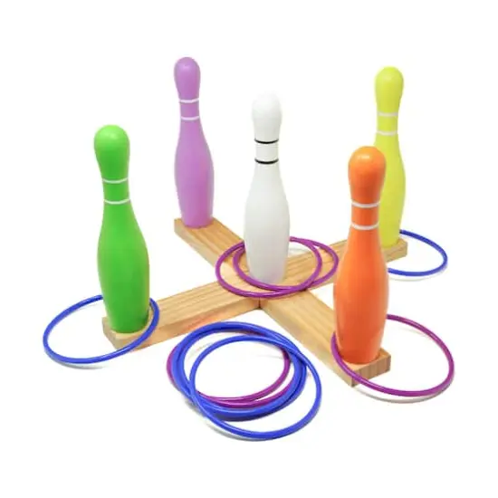 Lawn Bowling & Ring Toss Outdoor Game Set {1}