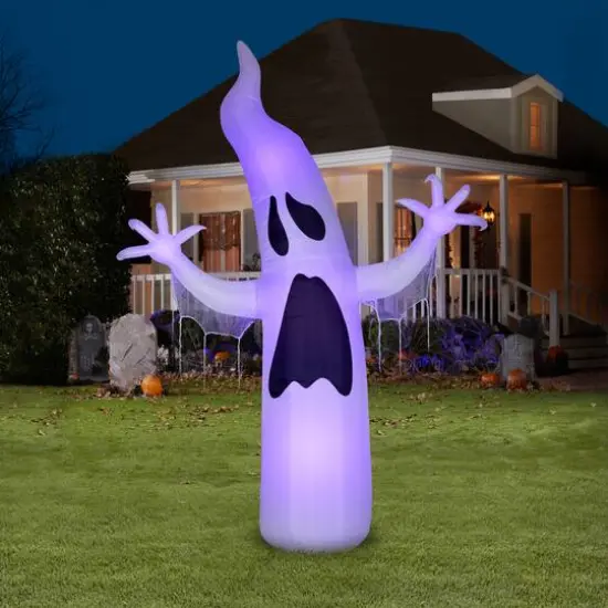 12ft. Airblown&reg; Inflatable ShortCircuit Lightshow Giant Ghoul Ghost {3}