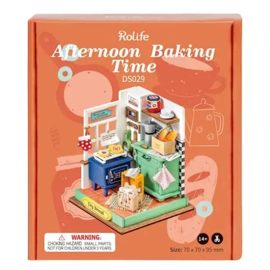 Rolife&reg; Afternoon Baking Time DIY Miniature Kit {9}