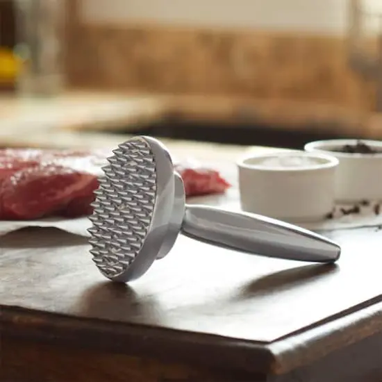 Household Essentials Silver Meat Tenderizer {4}