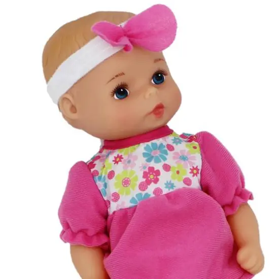 Goldberger Baby's First® Classic Baby Softina™ 11" Baby Doll with Floral Jumper {3}