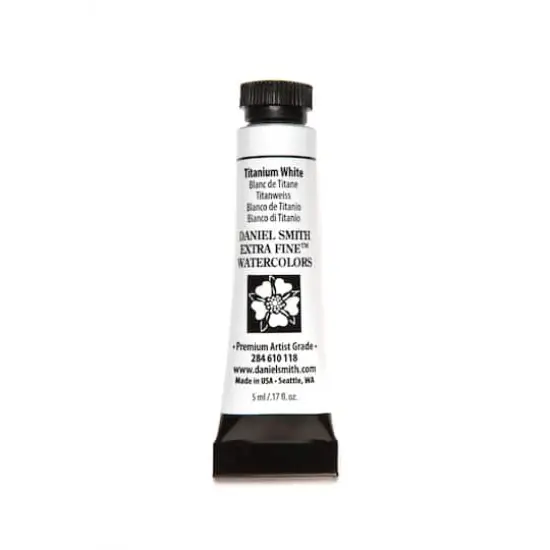 Daniel Smith Extra Fine&trade; Watercolor, 5mL Titanium White {1}