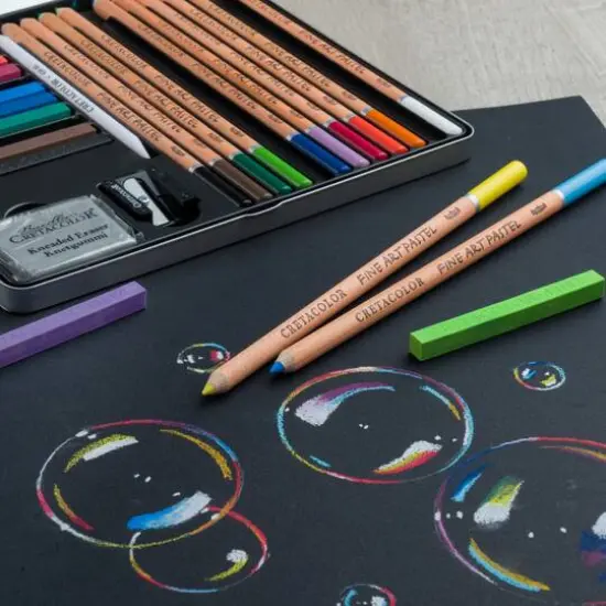 Cretacolor&reg; 27 Piece Pastel Basic Box Set {6}