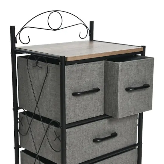 Household Essentials Victoria 32" 4-Drawer Dresser Ashwood {7}