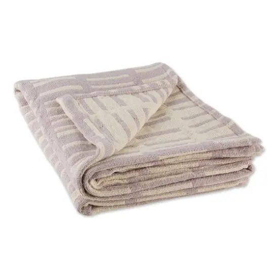 DII&reg; Dusty Lilac Urban Jacquard Throw {1}