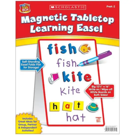 Scholastic&reg; Little Red Tool Box Magnetic Tabletop Learning Easels, 2ct. {3}