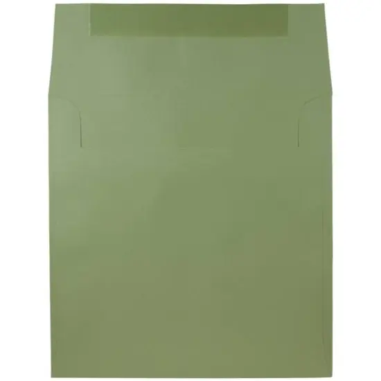 JAM Paper 8.5" x 8.5" Square Premium Invitation Envelopes, 25ct. Olive Green {4}