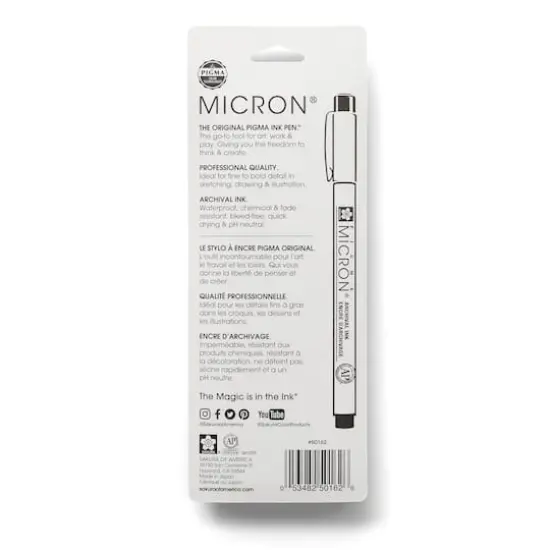 Micron&reg; Fine & Bold Line Light Cool Gray Pen Set {8}