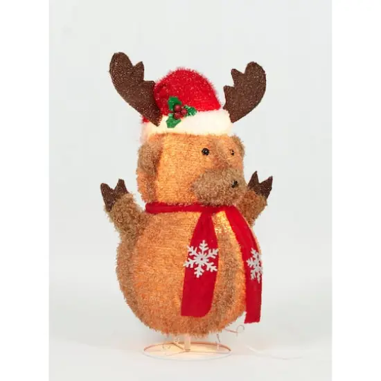 2.5ft. Pop-Up Fluffy Moose Sculpture {4}