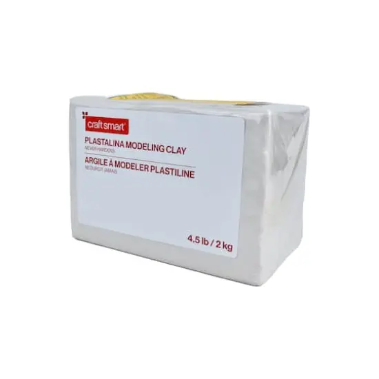 4.5lb. White Plastalina Modeling Clay by Craft Smart&reg; {4}