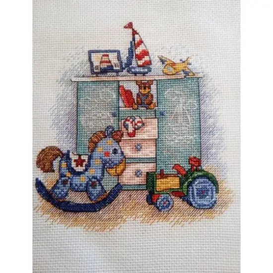 MP Studia I Was Born - Boy. Cross Stitch Kit {5}