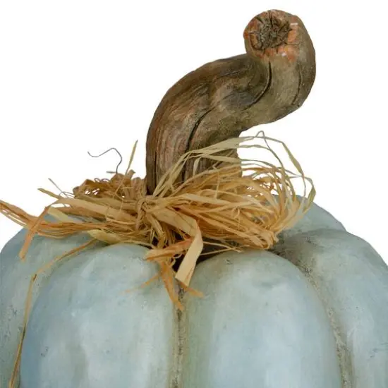 12" Blue Gourd Fall Harvest Tabletop Decoration {5}