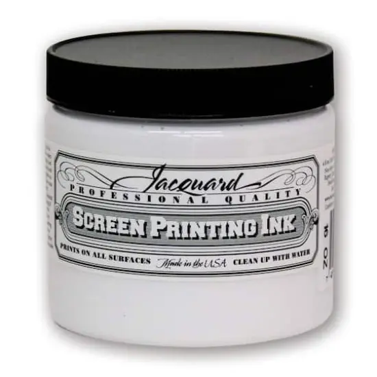 Jacquard Professional Screen Printing Ink, 16oz. White {1}