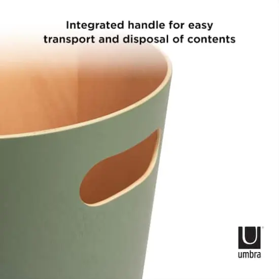 Umbra 2gal. Woodrow Trash Can Spruce {4}