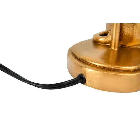 Hello Honey&reg; 20" Gold Lion Table Lamp {5}