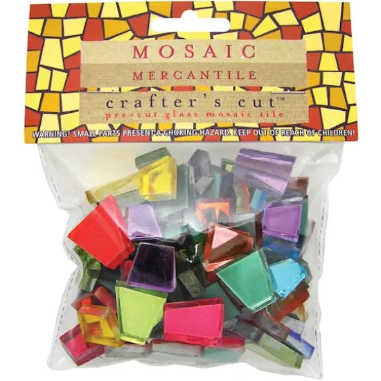 Crafter's Cut&trade; Assorted Mirror Mosaic Tiles {1}