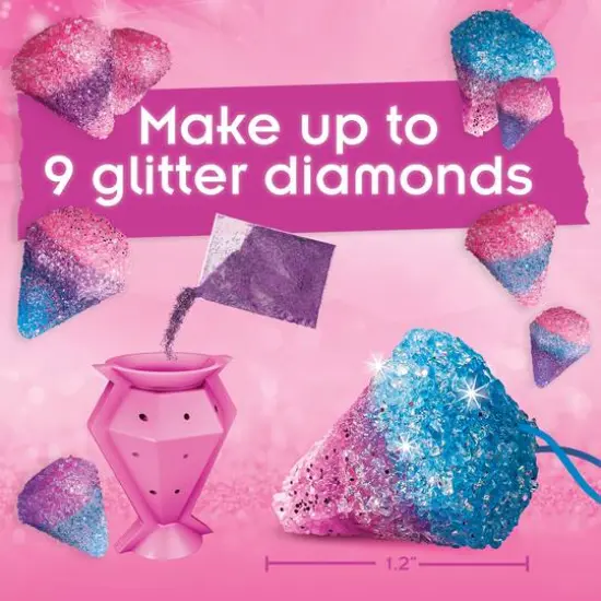 Thames & Kosmos Make Your Own Glitter Diamond Necklaces {6}