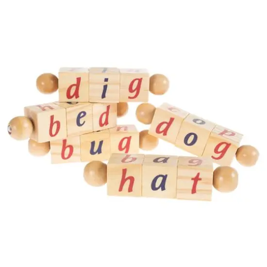 Toy Time Wooden Twist Letter Blocks {1}