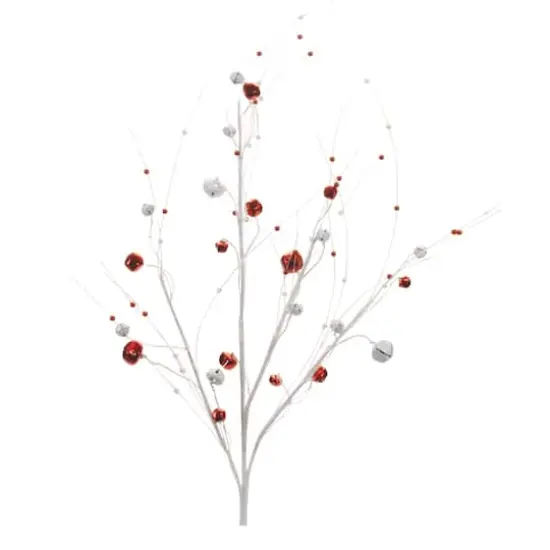 Glittered Sleigh Bell & Berry Twig Sprays, 2ct. {3}