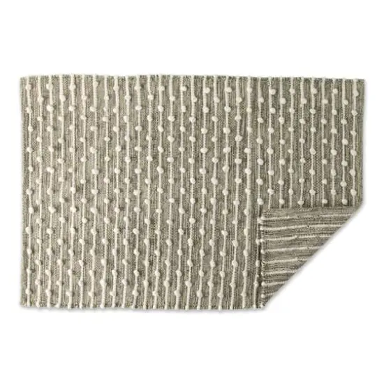 DII&reg; Antique Green Recycled Cotton Loop Rug, 2ft. x 3ft. {4}