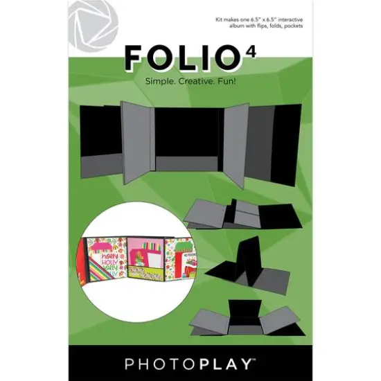 PhotoPlay Black Folio, 6.5" x 6.5" {1}
