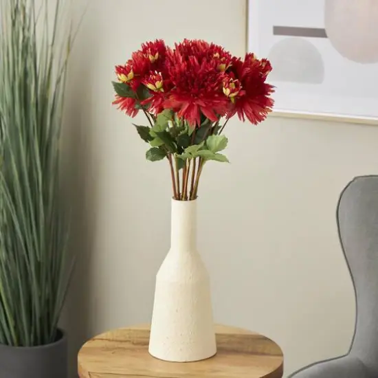 31" Red Dahlia Artificial Flower Stem, 8ct. {9}