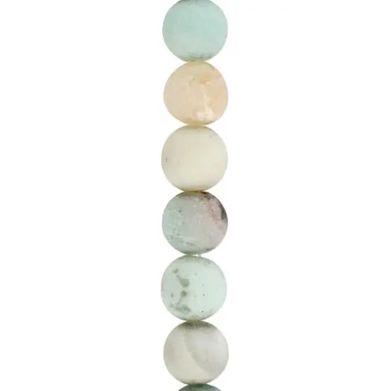 Matte Amazonite Round Beads by Bead Landing&trade; {1}