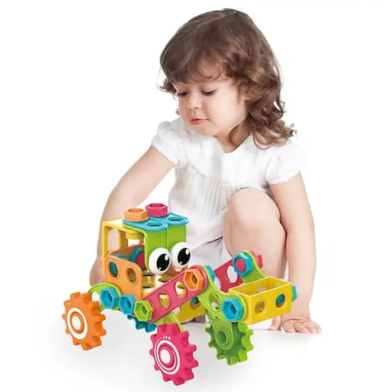 PicassoTiles&reg; 250 Piece Engineering Construction Building Set {3}
