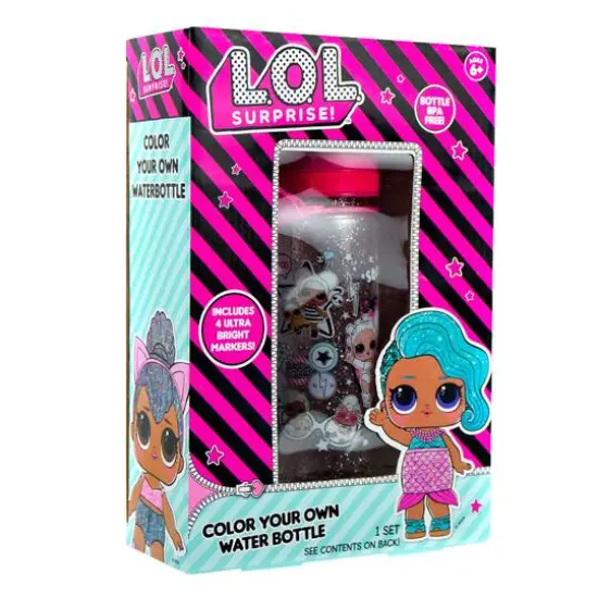 L.O.L. Surprise! Color Your Own Water Bottle {4}
