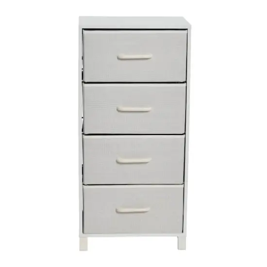Household Essentials 33" 4-Drawer Dresser White {5}