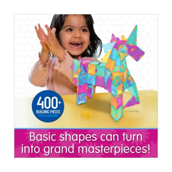 Techno Tiles - Super Building Set: Pastel Colors: 400+ Pcs {11}