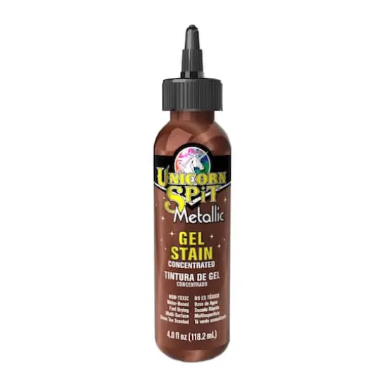 Unicorn SPiT&reg; Metallic Gel Stain, 4oz. Hephaetus {1}