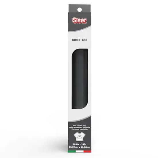 Siser&reg; Brick&reg; 600 Heat Transfer Vinyl Black {1}
