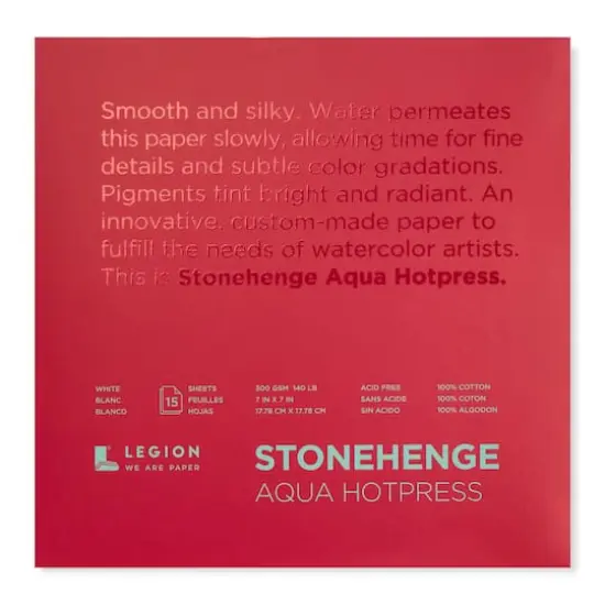 Legion Paper Stonehenge Aqua Block Watercolor Pad {1}