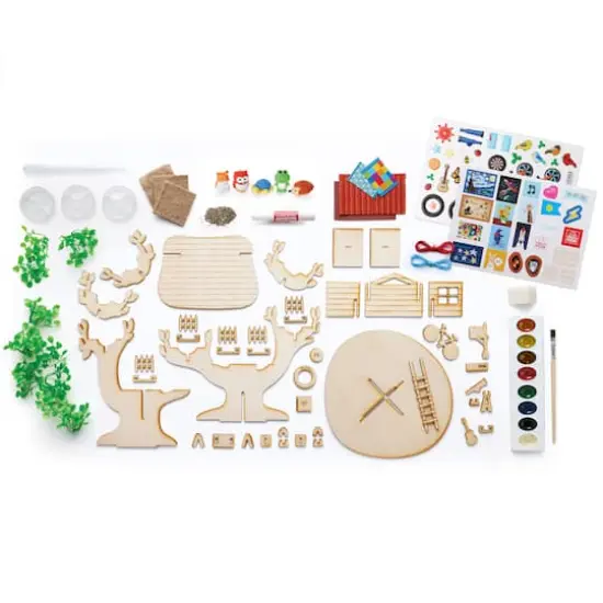 Creativity for Kids&reg; Build & Grow Tree House Kit {6}