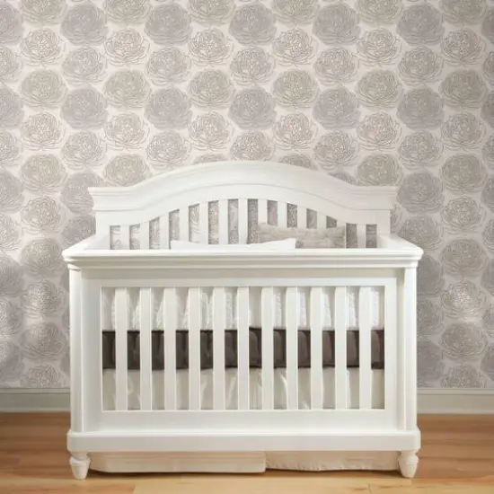 RoomMates Bed of Roses Peel & Stick Wallpaper Taupe/Gray {7}