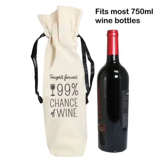 Personality Case&trade; Forecast Canvas Wine Bag {6}