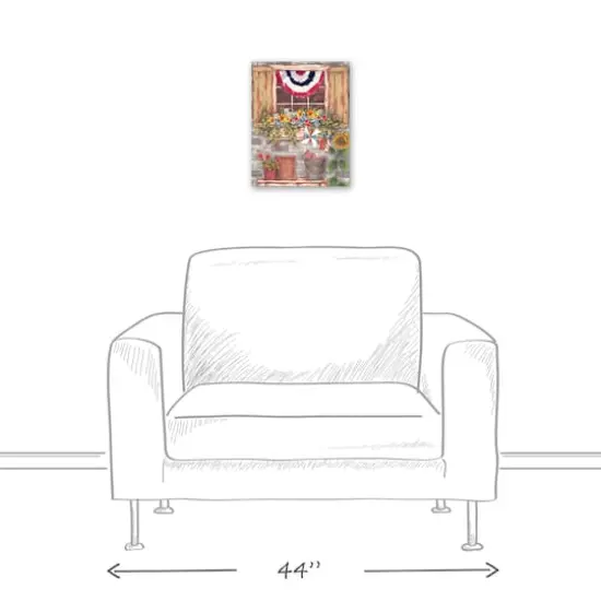 American Window Canvas Wall Art {6}