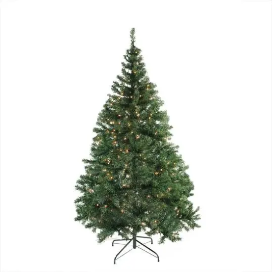 6.5ft. Pre-Lit Niagara Pine Artificial Christmas Tree, Clear Lights {1}