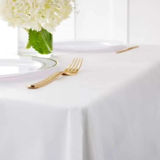 100ft. Plastic Table Cover Roll by Celebrate It&trade; White {3}