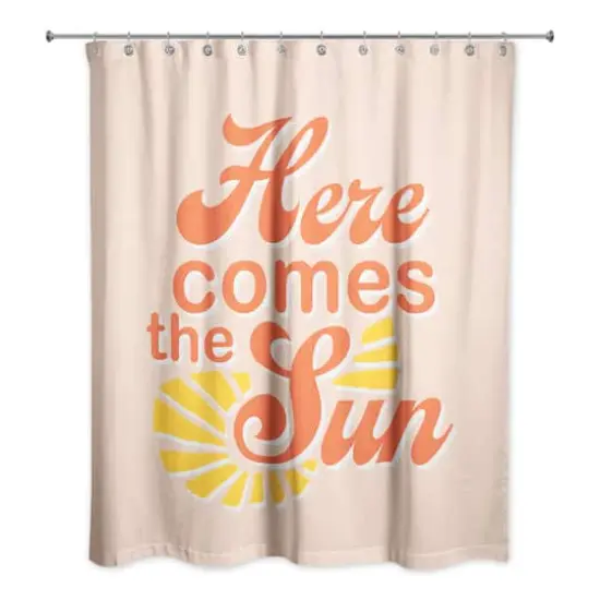 Here Comes the Sun Shower Curtain {1}