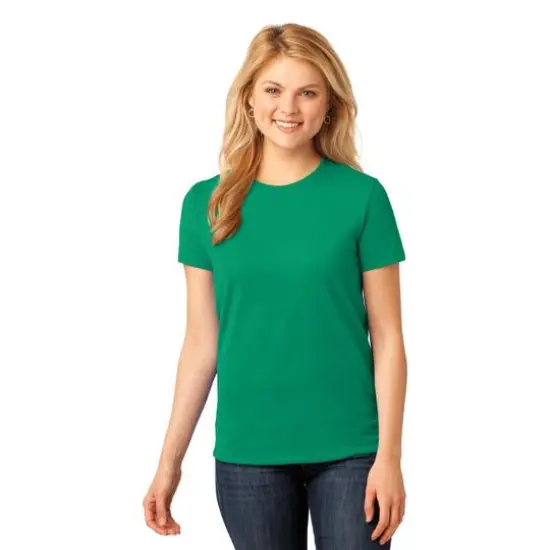 Port & Company&reg; Colors Core Cotton Ladies T-Shirt Kelly {4}