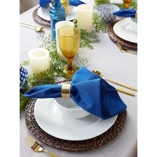DII&reg; Oversized Napkin, 6ct. Anchor Blue {7}