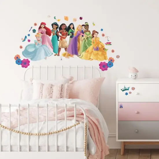 RoomMates Disney Princess Flowers & Friends Giant Peel & Stick Wall Decals {7}