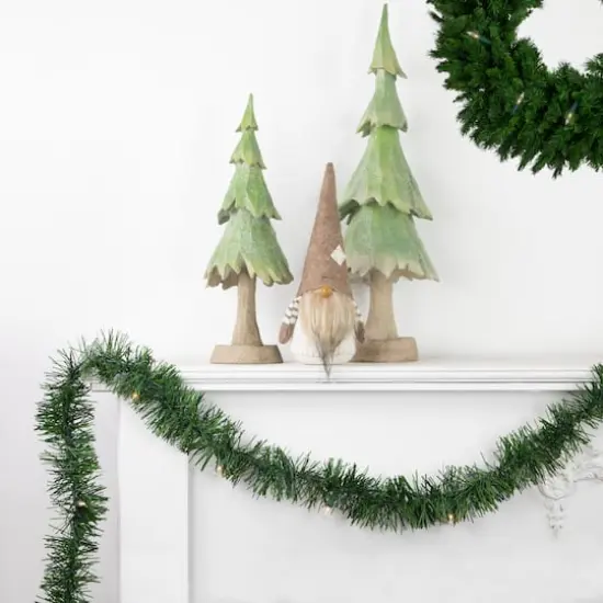18ft. Pre-Lit Christmas Artificial Two Toned Pine Garland {3}