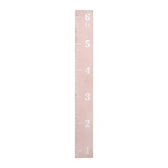 Hello Honey&reg; 66'' Pink Growth Chart Ruler Wall D&eacute;cor {1}